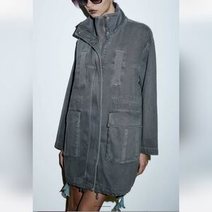 Zara #L Women's Gray Jacket